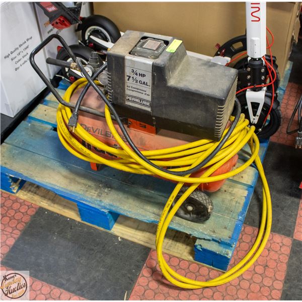 DEBILBISS 7.5 GAL. AIR COMPRESSOR