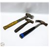 Image 1 : FLAT OF 3 HAMMERS: INCLUDING 1 BALL PEEN HAMMER