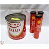 Image 1 : VINTAGE GREASE CAN SEALED AND TUBES