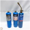 Image 1 : 3 SMALL BOTTLES OF PROPANE-TORCH