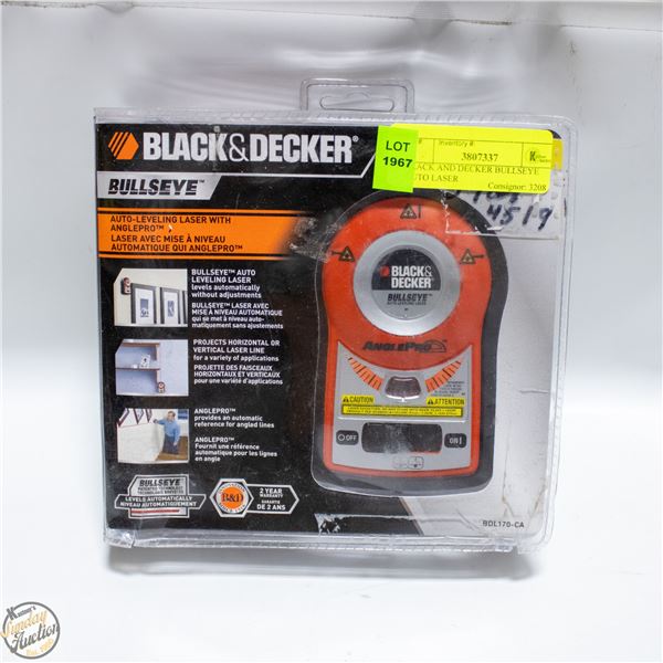 BLACK AND DECKER BULLSEYE AUTO LASER