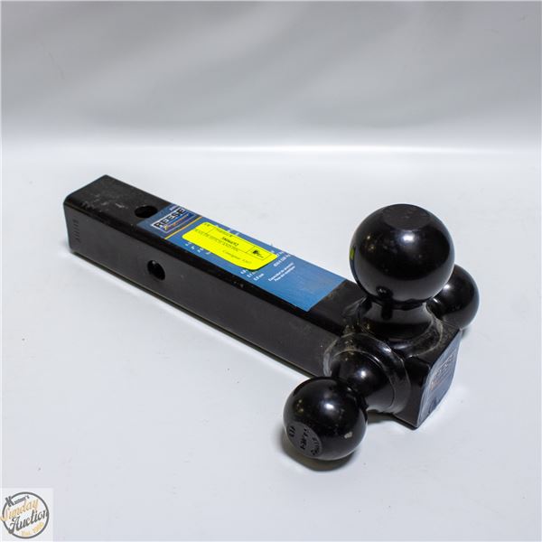 REESE TOW POWER TRI-BALL TRAILER HITCH *NO PIN*