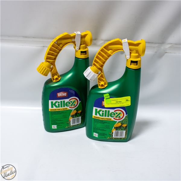 2 BOTTLES KILLEX 1L EA