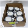 Image 1 : BOX W/ 6 QUIET ROLLING UNIVERSAL RUBBER CASTORS