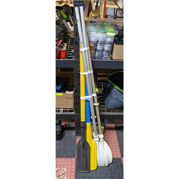 LOT OF 5 PADDLES
