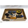 Image 1 : CHALK LINE WITH CHALK AND STUD FINDER ETC