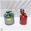 Image 1 : 2 VINTAGE GAS CANS