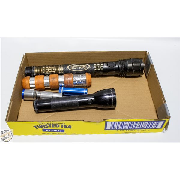 FLAT OF FLASHLIGHTS