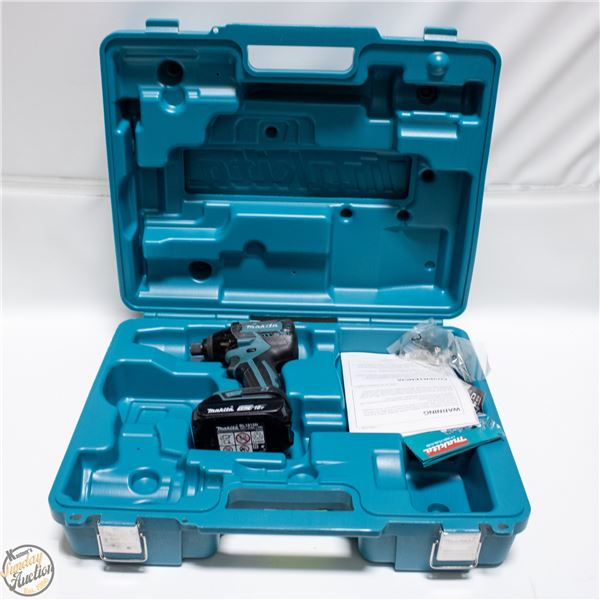 1/4” CORDLESS IMPACT DRILL, BATTERY+CASE