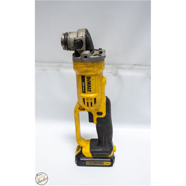DEWALT 20V GRINDER WITH BATTERY