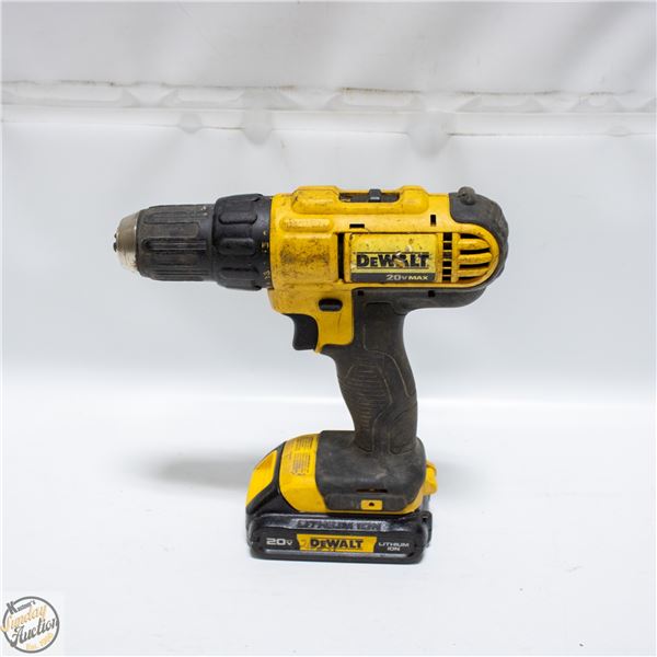 DEWALT 20 V DRILL WITH BATTERY