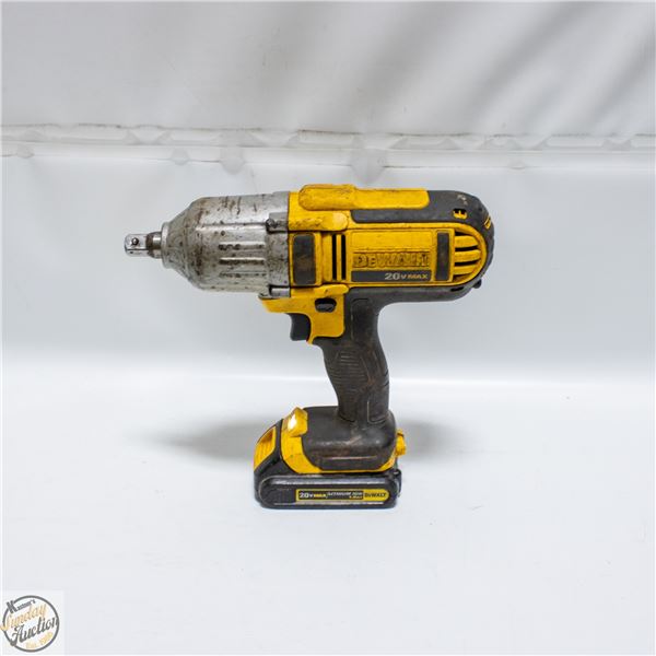 DEWALT 20V 1/2 IMPACT WRENCH WITH BATTERY
