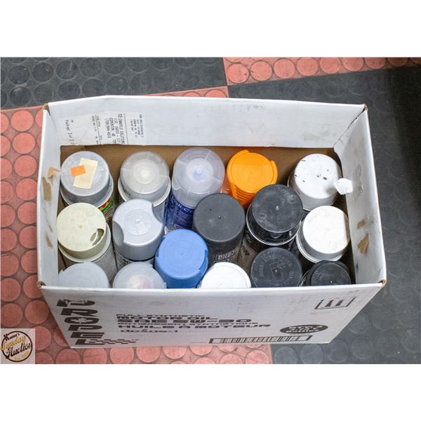 LOT OF SPRAY PAINT