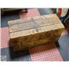 Image 1 : VINTAGE WOOD LOCKABLE TOOL BOX