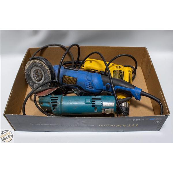 3 CORDED POWER TOOLS: VSR DRILL,