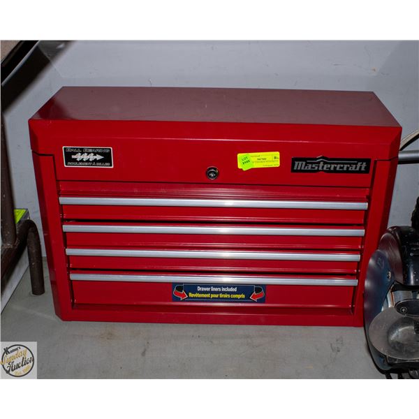 4 DRAWER TOOLBOX WITH KEYS