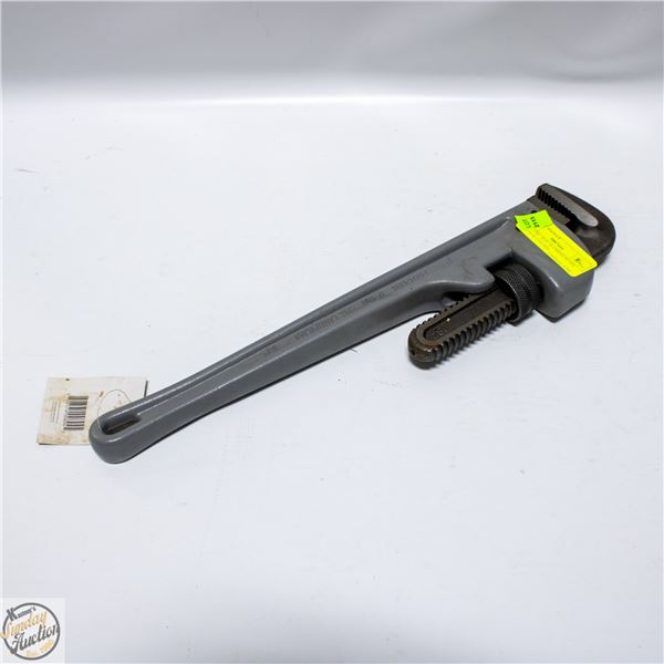 PROCORE 18 IN ALUMINIUM PIPE WRENCH, UNUSED