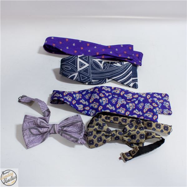 5 SILK BOW TIES