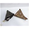 Image 1 : (2) POCKET SQUARES WOOL/COTTON MATERIALS