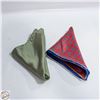 Image 1 : (2) SILK POCKET SQUARES