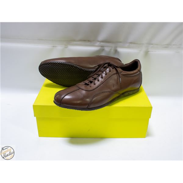 NEW MENS SIZE 10 PRIME SHOES BROWN