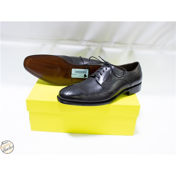 NEW MENS SIZE 8 PRIME SHOES BLACK LEATHER