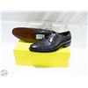 Image 1 : NEW MENS SIZE 8 PRIME SHOES BLACK LEATHER
