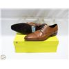 Image 1 : DISPLAY MODEL MENS SIZE 9.5 PRIME SHOES BROWN
