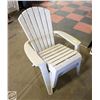 Image 1 : ADIRONDACK CHAIR AND FOOT STOOL