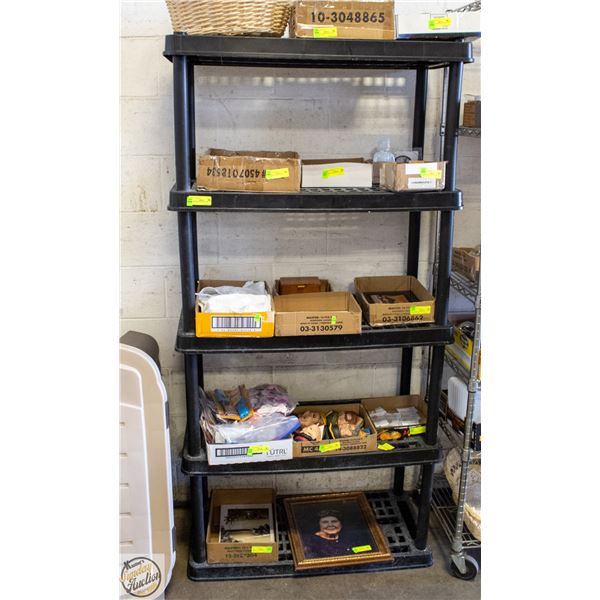 5 TIER RESIN SHELVING UNIT