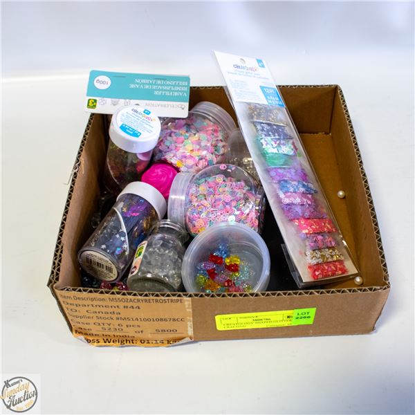 CREATOLOGY SHAPED GLITTER, CRAFTING