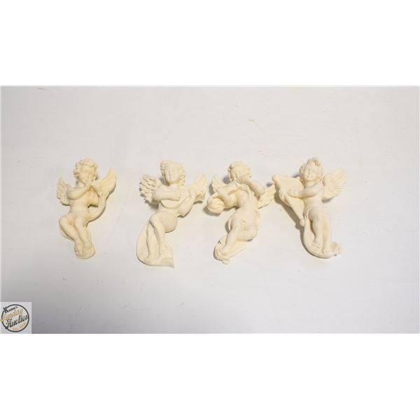 SIGNED MADE IN ITALY 4 CHERUB ANGELS