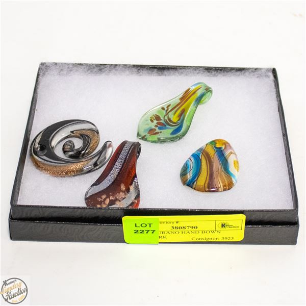 4 VTG. MURANO HAND BOWN LAMPWORK