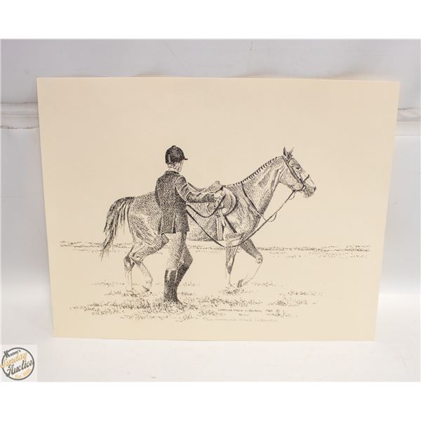 1989 PEN & INK DRAWING SIGNED+NUMBER 29/100