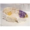 Image 1 : HANDMADE VTG. 8 CROCHET DOILIES IN BASKET