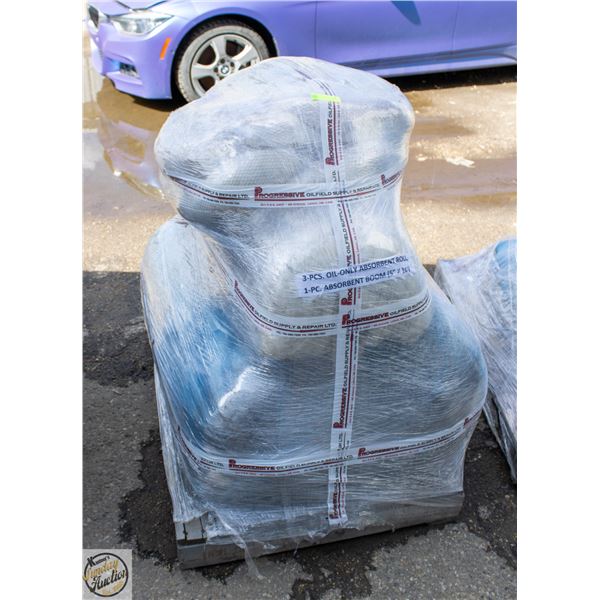 1-PALLET) OIL-ONLY ABSORBENT ROLL; 3-PCS,