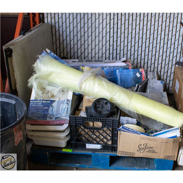PALLET OF PLUMBING & BATHROOM FIXTURES