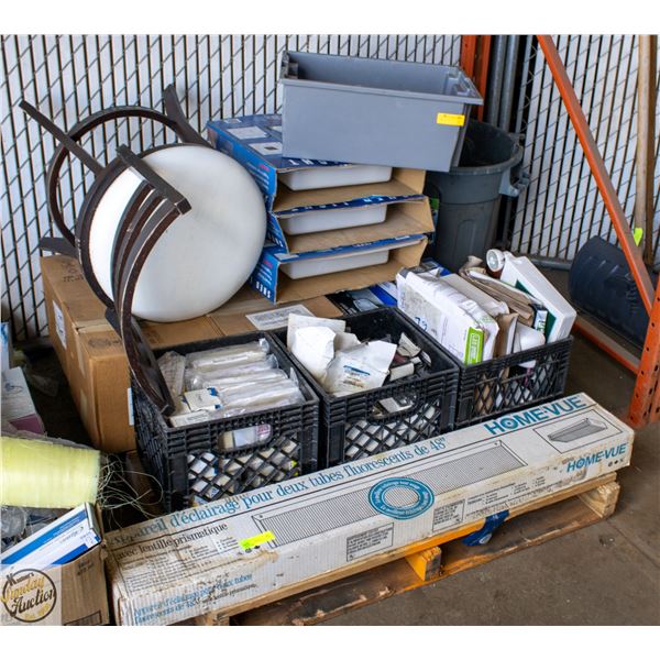 PALLET OF LIGHTS AND ELECTRICAL