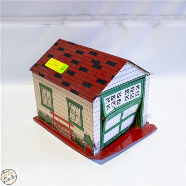 ANTIQUE TIN TOY GARAGE