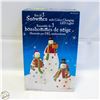 Image 1 : SET OF THREE COLOUR CHANGING SNOWMEN