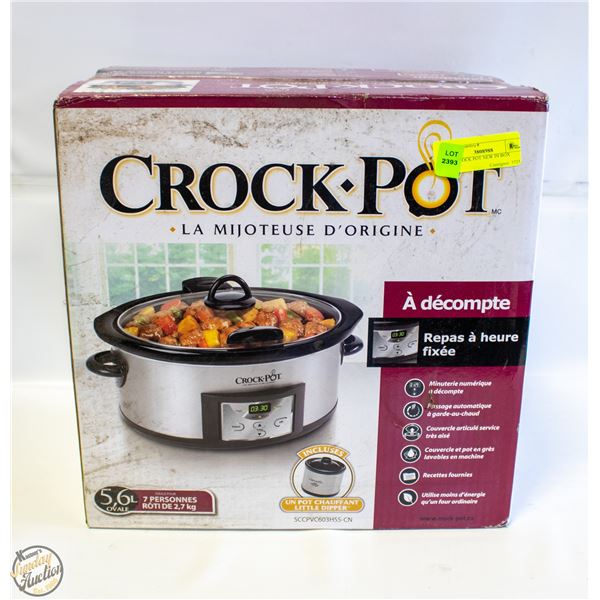 6 QT CROCK POT NEW IN BOX