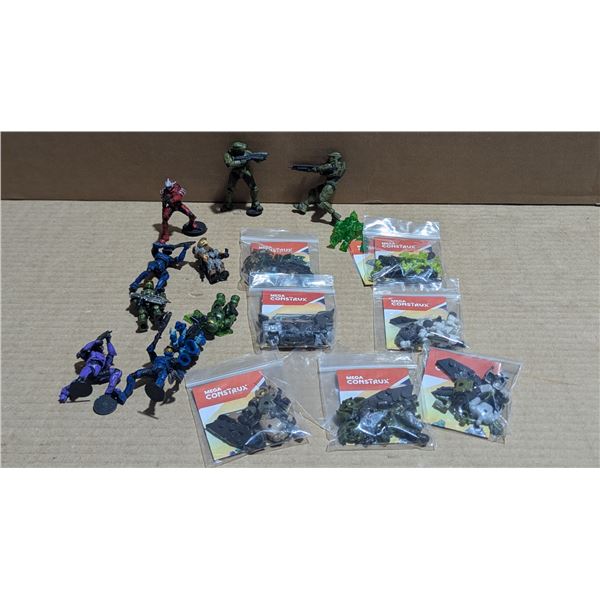 Lot of Mega Construx Halo Figures