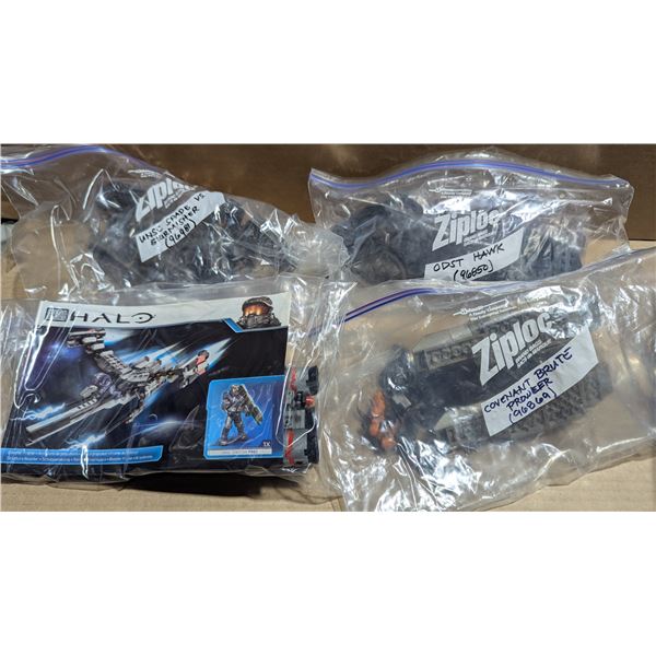 Lot of Assorted Mega Bloks Halo Building Sets