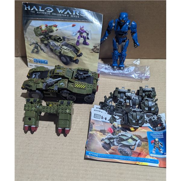 Lot of Assorted Mega Bloks Halo Building Sets