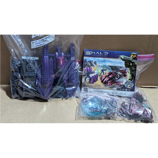 Lot of Assorted Mega Bloks Halo Building Sets