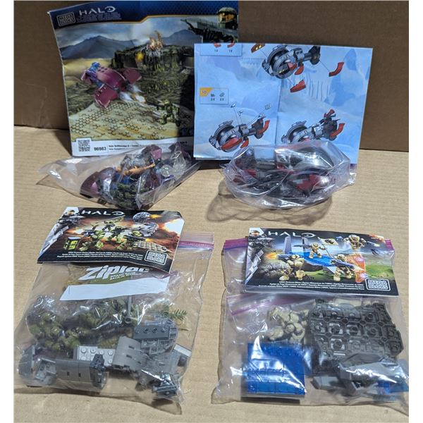 Lot of Assorted Mega Bloks Halo Building Sets
