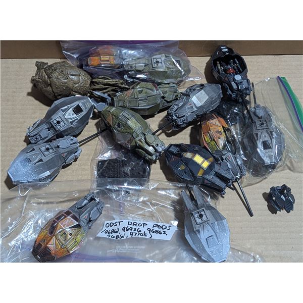 Lot of Assorted Halo Drop Pods