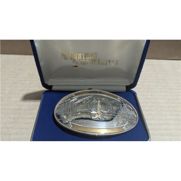 Montana Silversmiths Roundup Belt Buckle