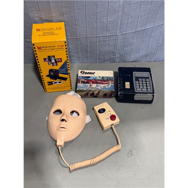 VTG Variety Lot w/ Rejuvenique Facial Toning System, Cronus Stopwatch, & More