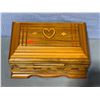 Image 2 : Velvet-Lined Wooden Jewelry Box